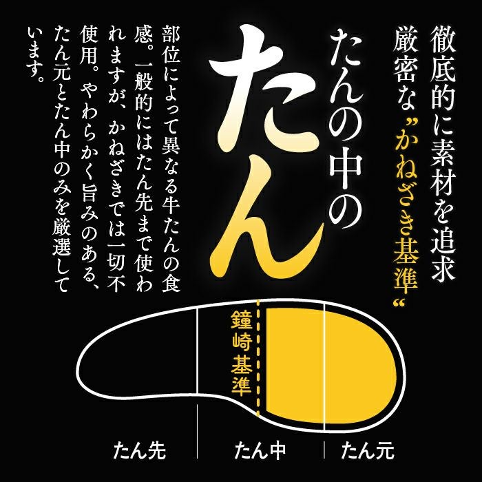 冷凍便 生牛たんギフト（二人前） | かまぼこの鐘崎